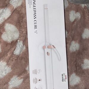 T3 SinglePass Curl 1.25" - White and Rose Gold